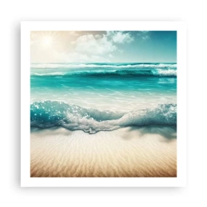 Plagát - Kľud oceánu - 60x60 cm