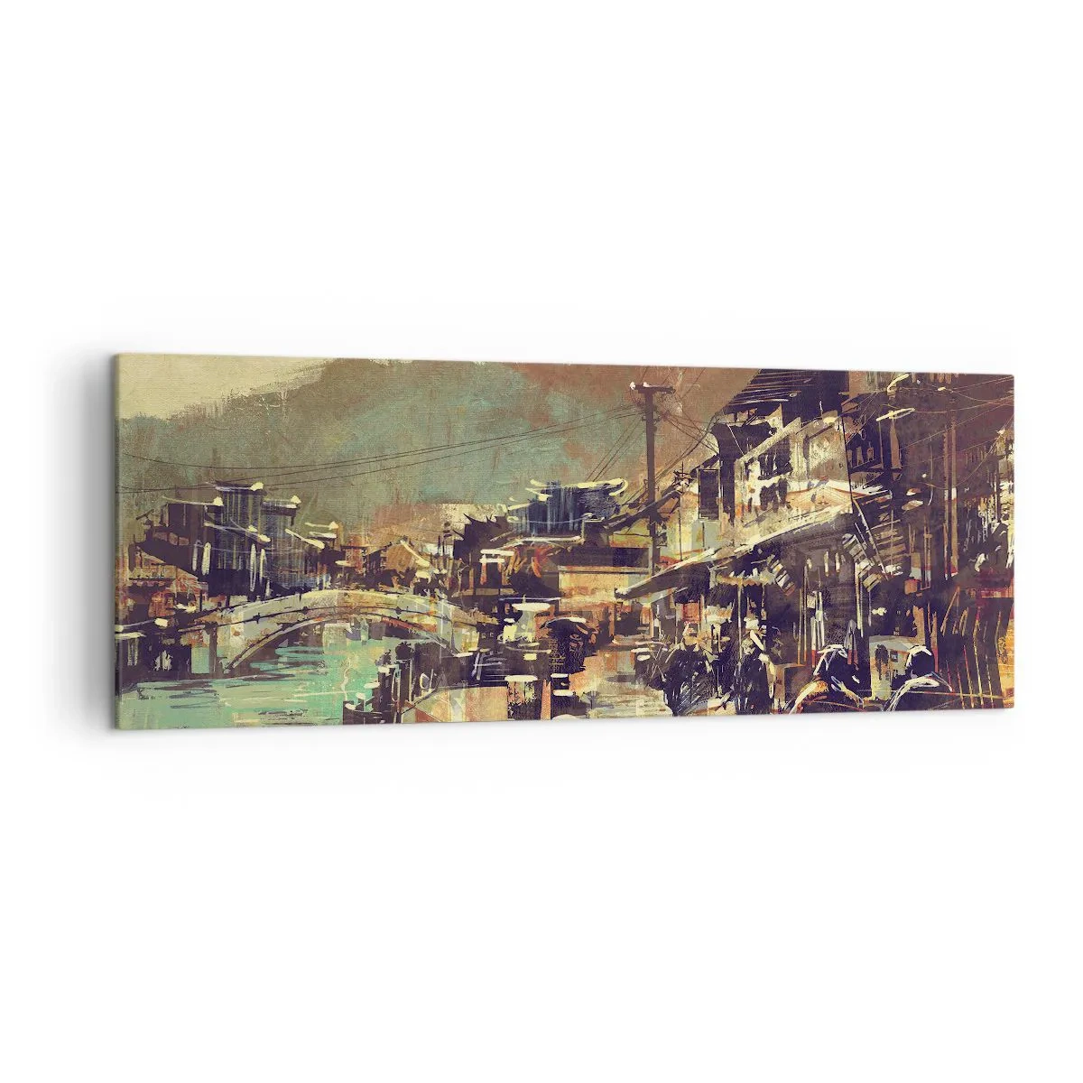 Obraz na plátne - Život ako bohatstvo šedej - 140x50 cm