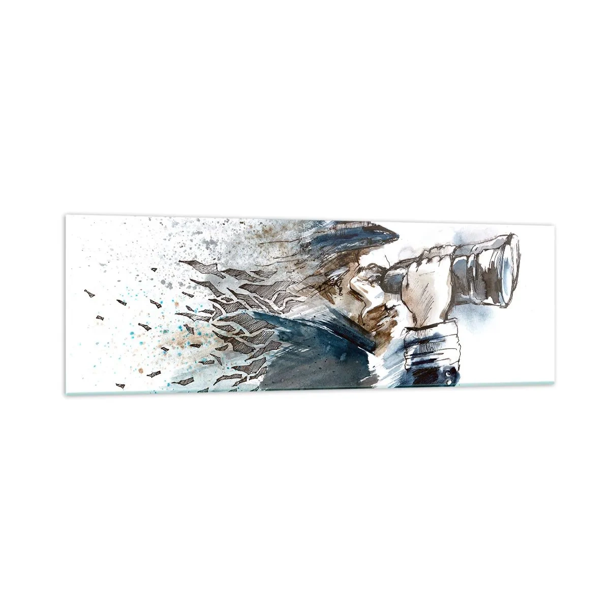 Obraz na skle - Desať na Beaufortovej stupnici! - 160x50 cm