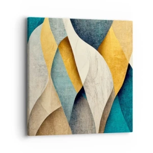 Obraz na plátne - Rytmus a vlnenie - 40x40 cm
