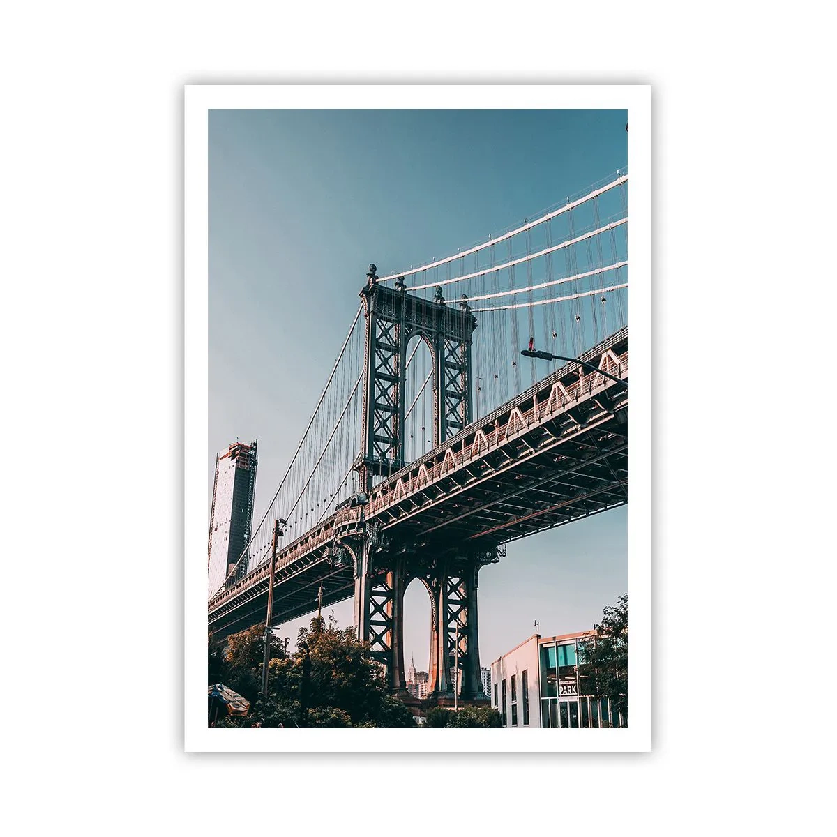 Plagát - Nad vlnami mesta - 70x100 cm