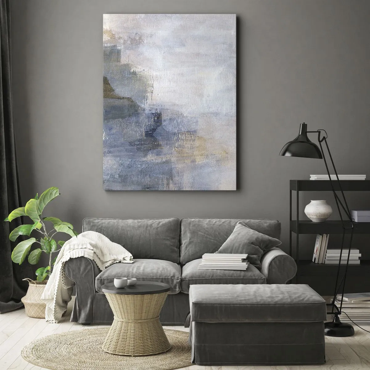 Obraz na plátne - Tóny a akordy farieb - 50x70 cm