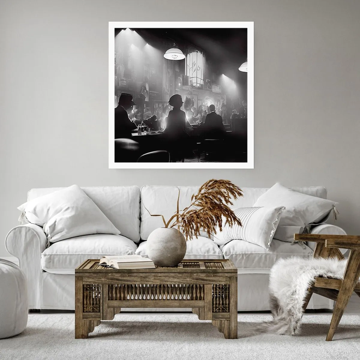 Plagát - V jazzovej atmosfére - 50x50 cm