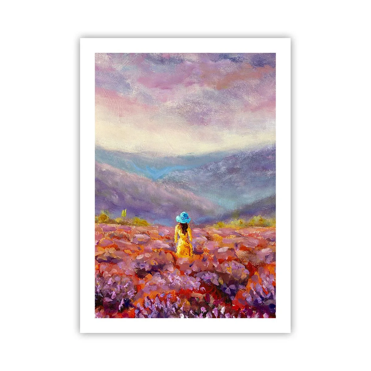 Plagát - V levanduľovom svete - 50x70 cm