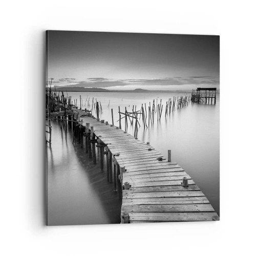 Obraz na plátne - Pokoj zabudnutého brehu - 70x70 cm