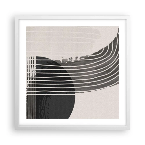 Plagát v bielom ráme - Tam a späť - 50x50 cm