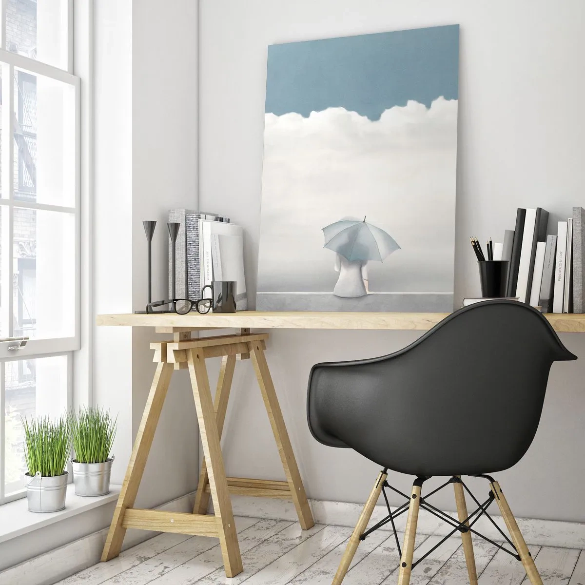 Obraz na skle - Na hrane reality a snov - 50x70 cm