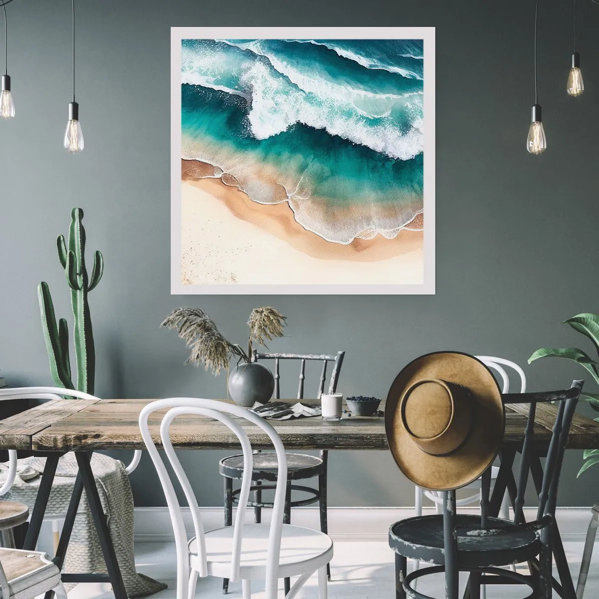 Plagát - Odveké stretnutie - 60x60 cm