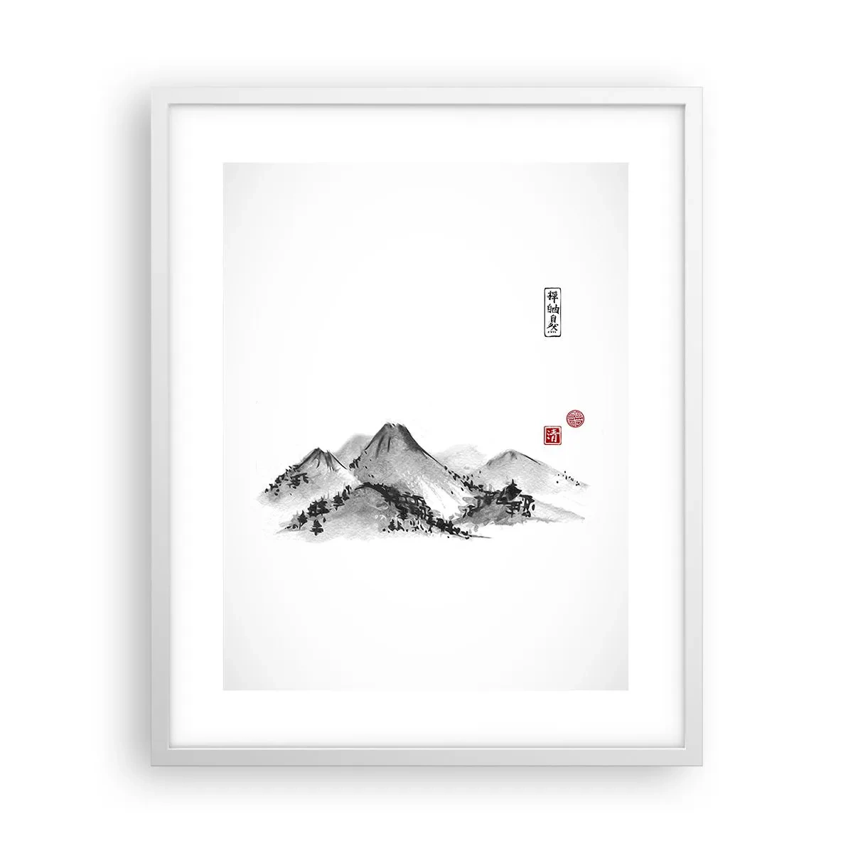 Plagát v bielom ráme - Za hranicou vzdialenosti - 40x50 cm