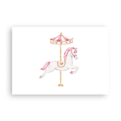 Plagát - Vyrazil z kopýtka - 100x70 cm