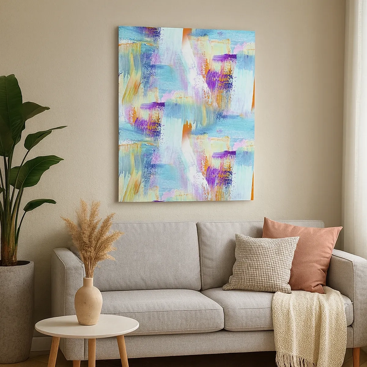 Obraz na plátne - Veselé striedavé cákance - 50x70 cm