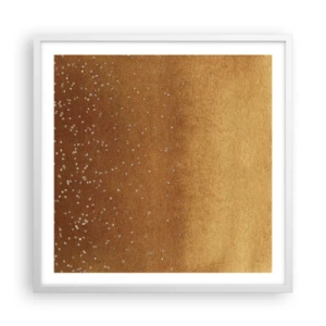 Plagát v bielom ráme - Zrodenie svetla - 60x60 cm