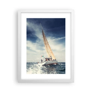 Plagát v bielom ráme - Nás nedobehnú! - 30x40 cm