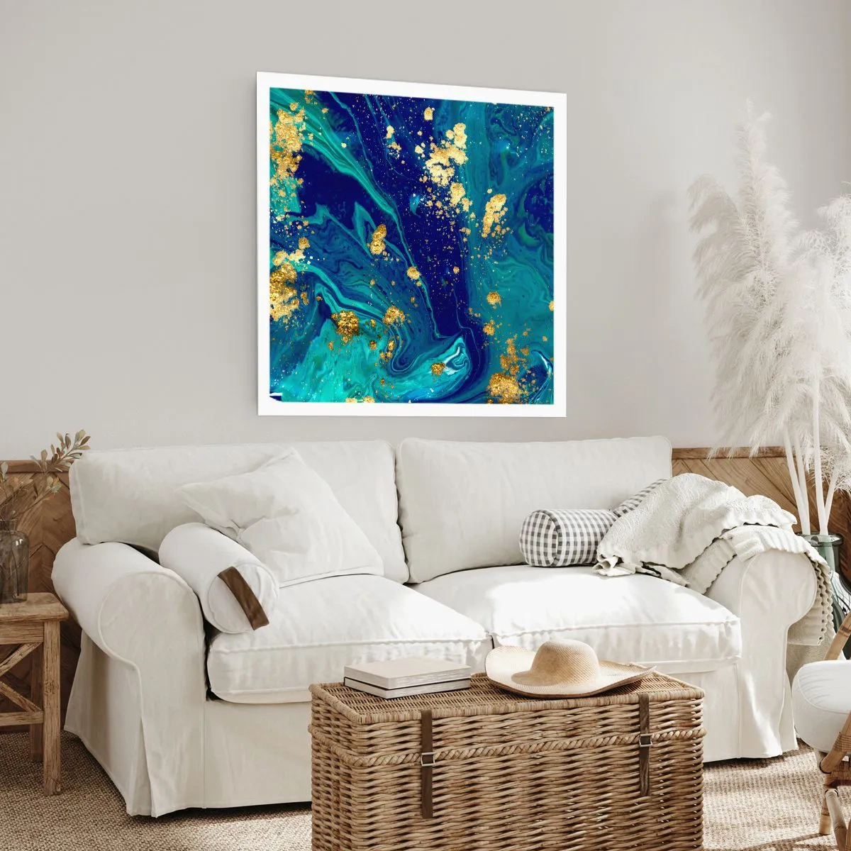 Plagát - Plátky slnka  - 40x40 cm