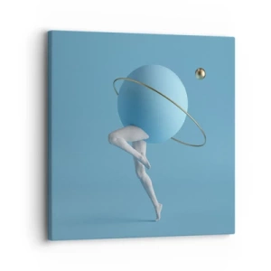 Obraz na plátne - Šialenstvo planét - 30x30 cm