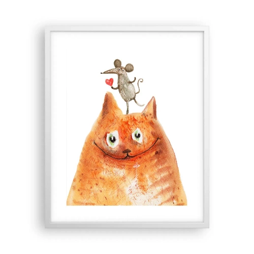 Plagát v bielom ráme - Paradoxy lásky - 40x50 cm