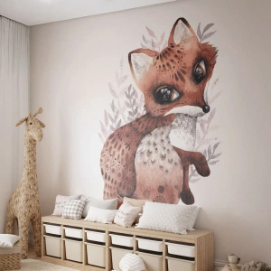 Samolepiaca Fototapeta Deluxe Sticker - Proste sa zamilovať - Pre deti, Fox, Rozprávka - 100x70 cm