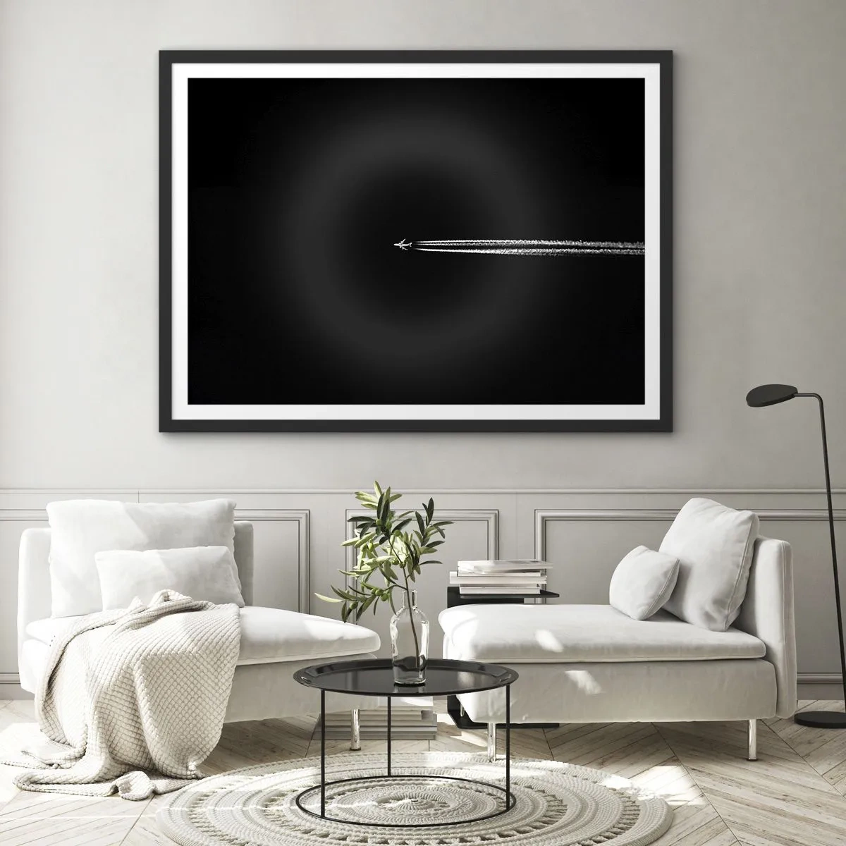 Plagát v čiernom ráme - Do inej dimenzie - 91x61 cm