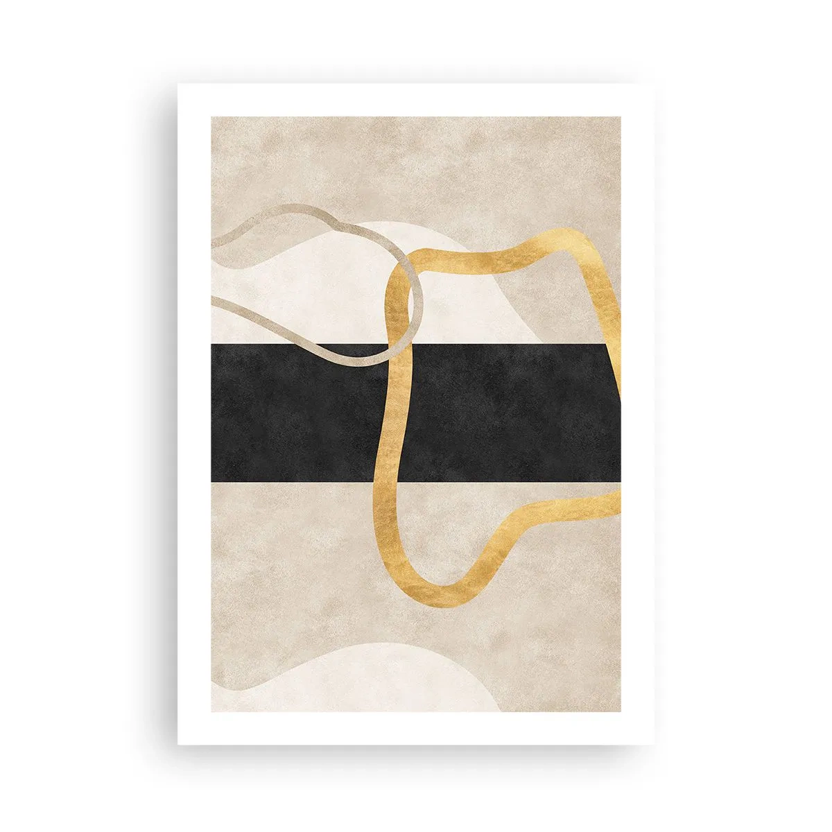 Plagát - Tvary v slučke - 50x70 cm