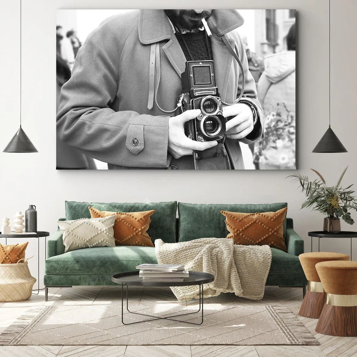 Obraz na plátne - V retro štýle - 120x80 cm