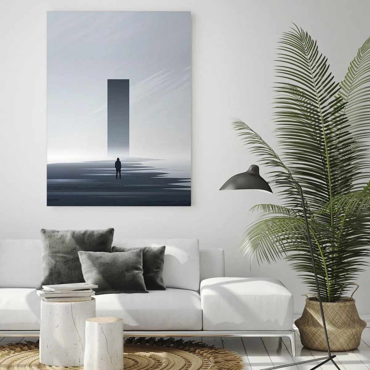 Obraz na skle - Príležitosť alebo hrozba? - 70x100 cm