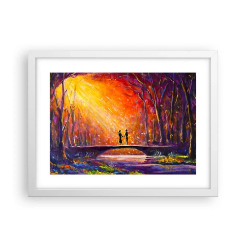 Plagát v bielom ráme - Nebo ich tiež miluje - 40x30 cm