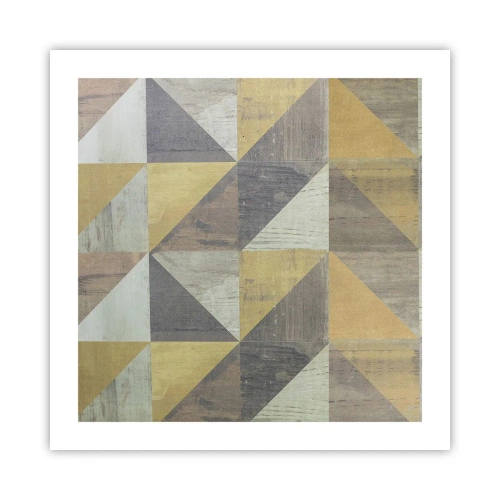 Plagát - V uhle trojuholníka - 50x50 cm