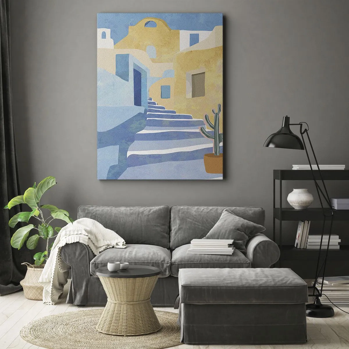 Obraz na plátne - Deň v arabskom meste - 50x70 cm