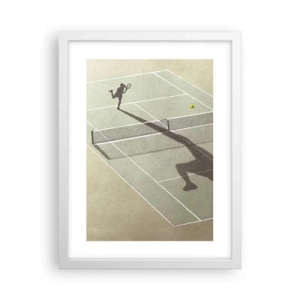 Plagát v bielom ráme - Dobývanie samého seba - 30x40 cm