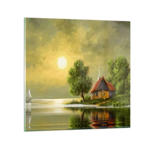 Obraz na skle - Krásne, ako z obrázku - 40x40 cm