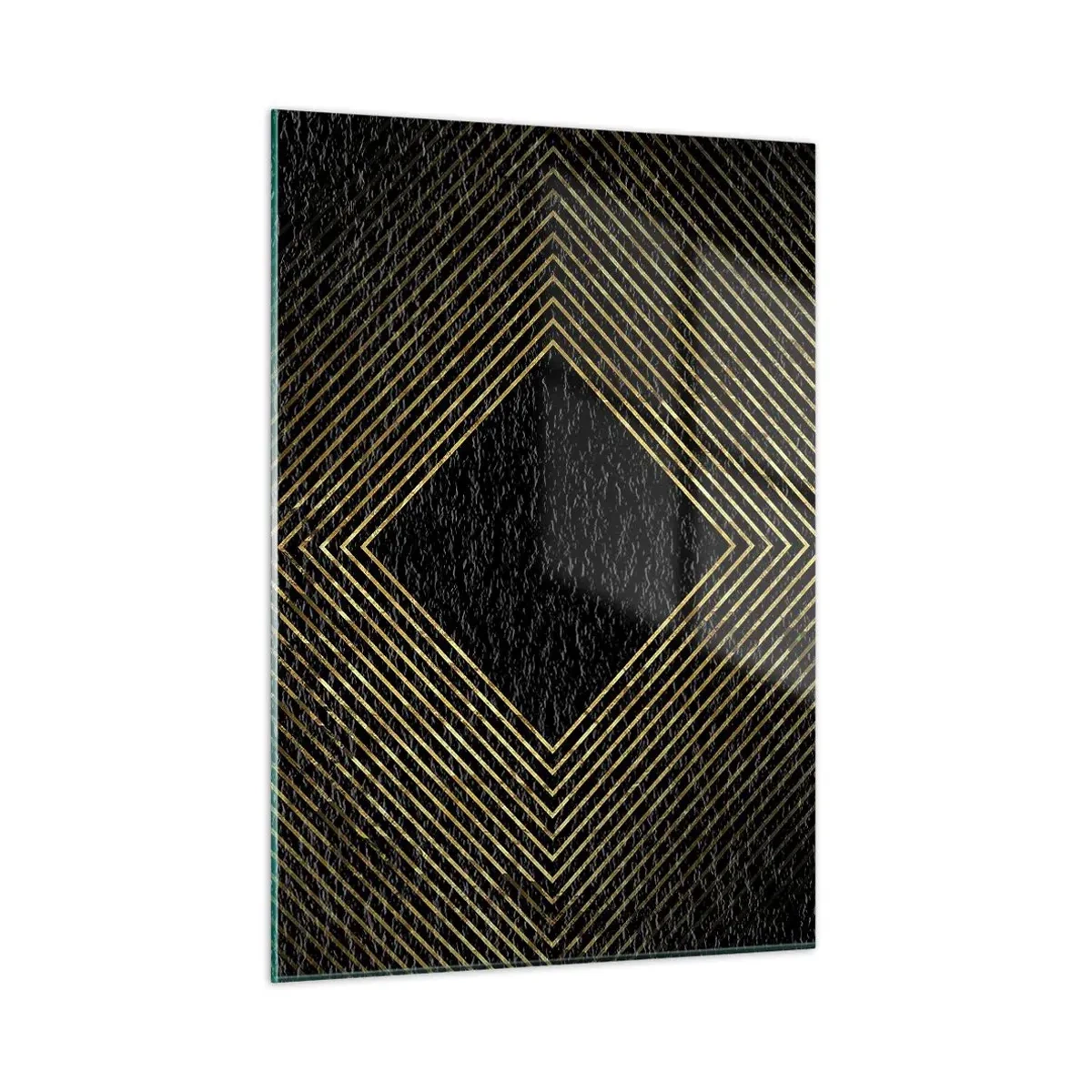 Obraz na skle - Geometria v štýle glamour - 50x70 cm