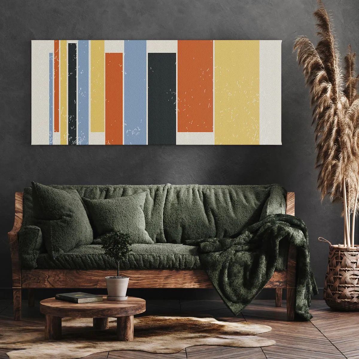 Obraz na plátne - Záznam hudby - 100x40 cm