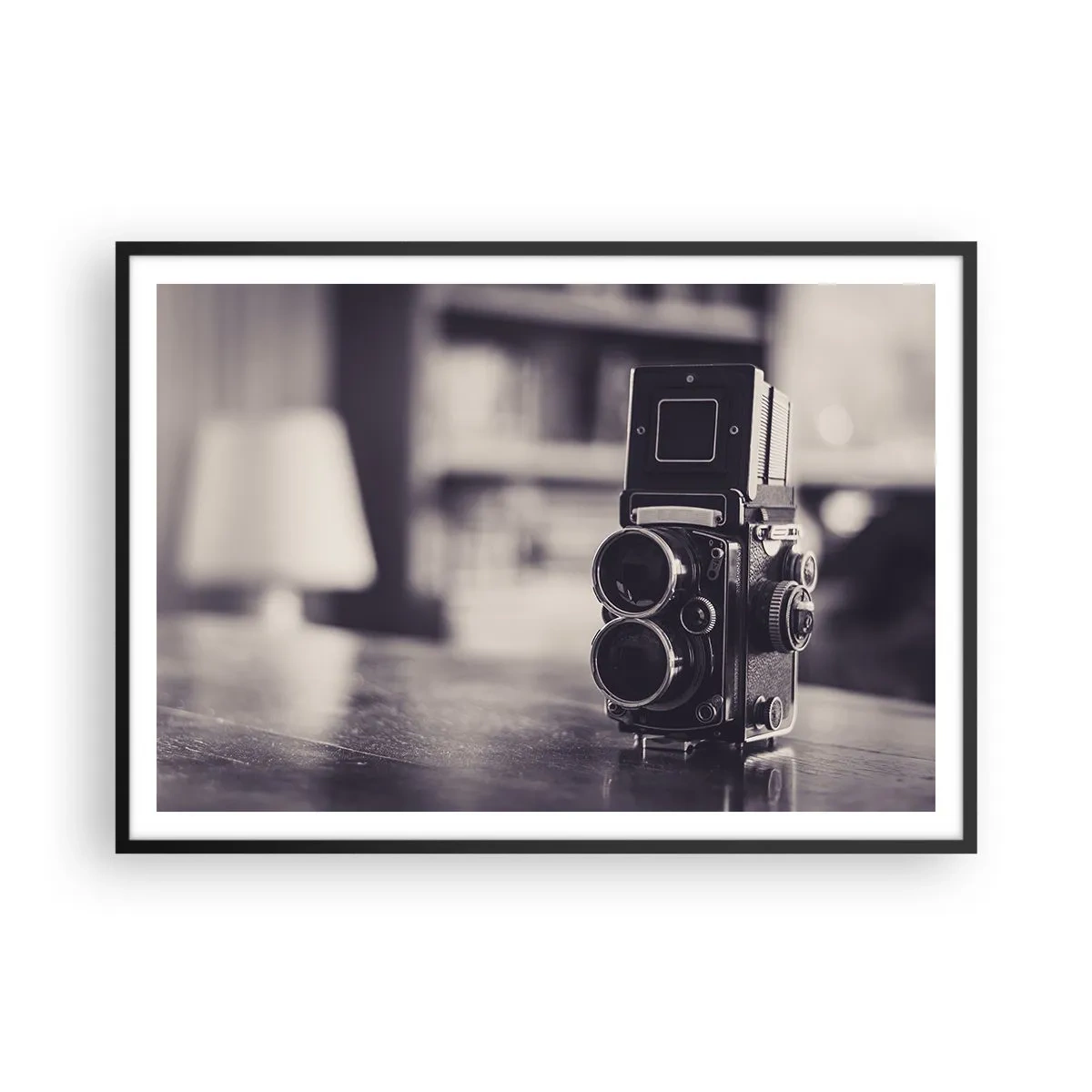 Plagát v čiernom ráme - Kúzlo starej fotografie - 100x70 cm