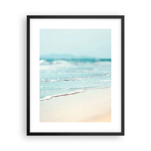 Plagát v čiernom ráme - Teplo a hluk - 40x50 cm