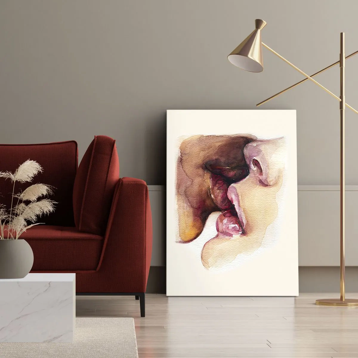 Obraz na plátne - Ako noc a deň, zem a nebo - 65x120 cm