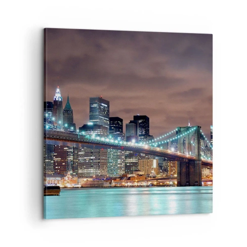 Obraz na plátne - Svetlá veľkomesta - 60x60 cm