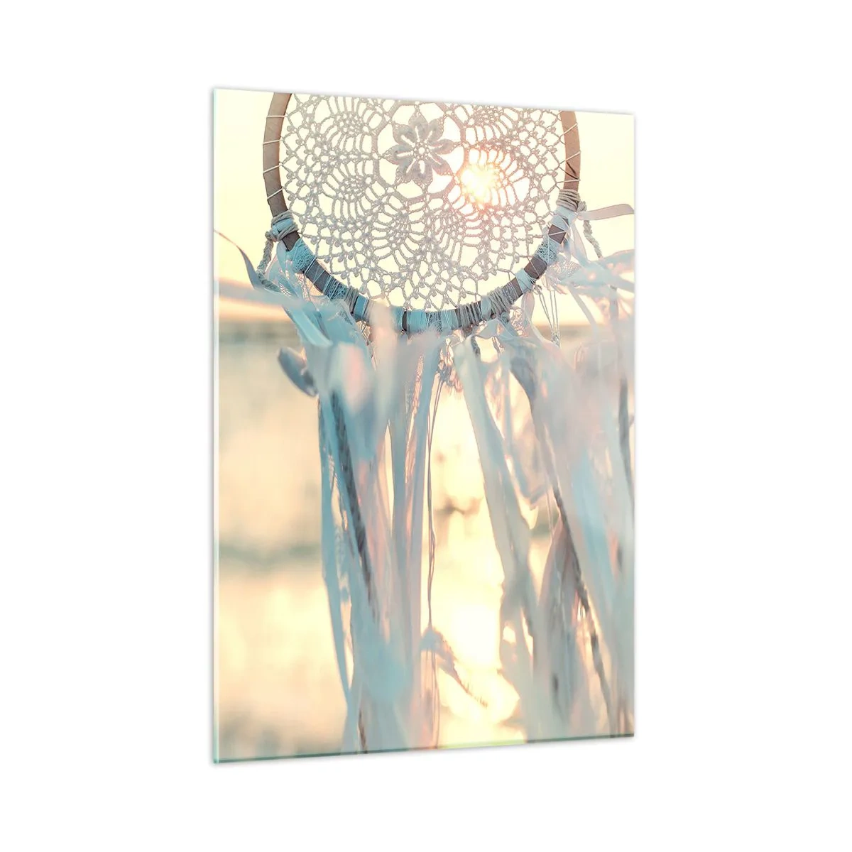 Obraz na skle - Čipkový totem - 50x70 cm