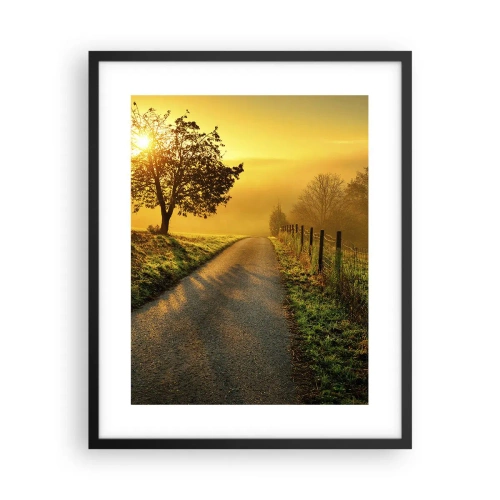 Plagát v čiernom ráme - Medové popoludnie - 40x50 cm