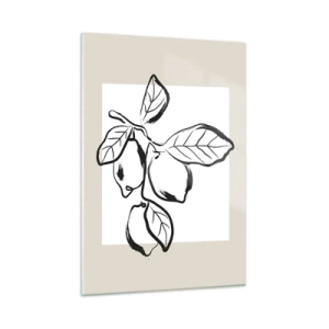 Obraz na skle - Kde citrón dozrieva… - 50x70 cm