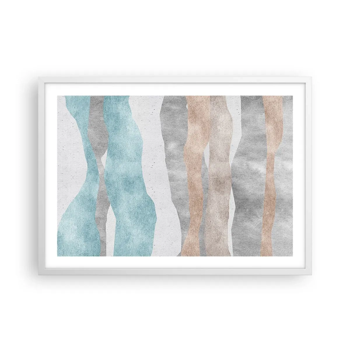 Plagát v bielom ráme - Štúdia blízkosti - 70x50 cm