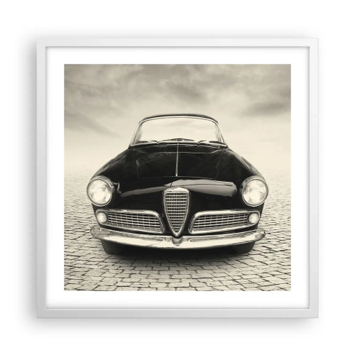 Plagát v bielom ráme - Ako ma nemilovať? - 50x50 cm