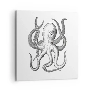 Obraz na plátne - Tancujúca s vlnami - 60x60 cm