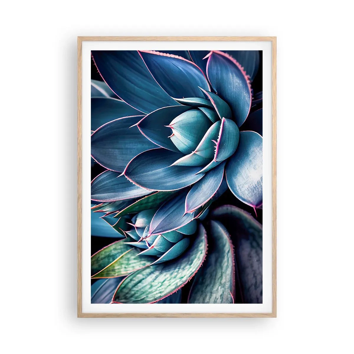 Plagát v ráme zo svetlého duba - Vitálna sila - 70x100 cm