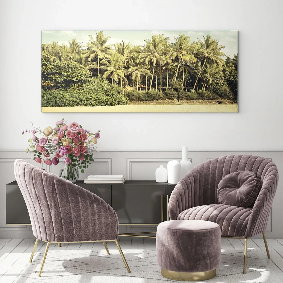 Obraz na skle - Čo napríklad tu? - 100x40 cm