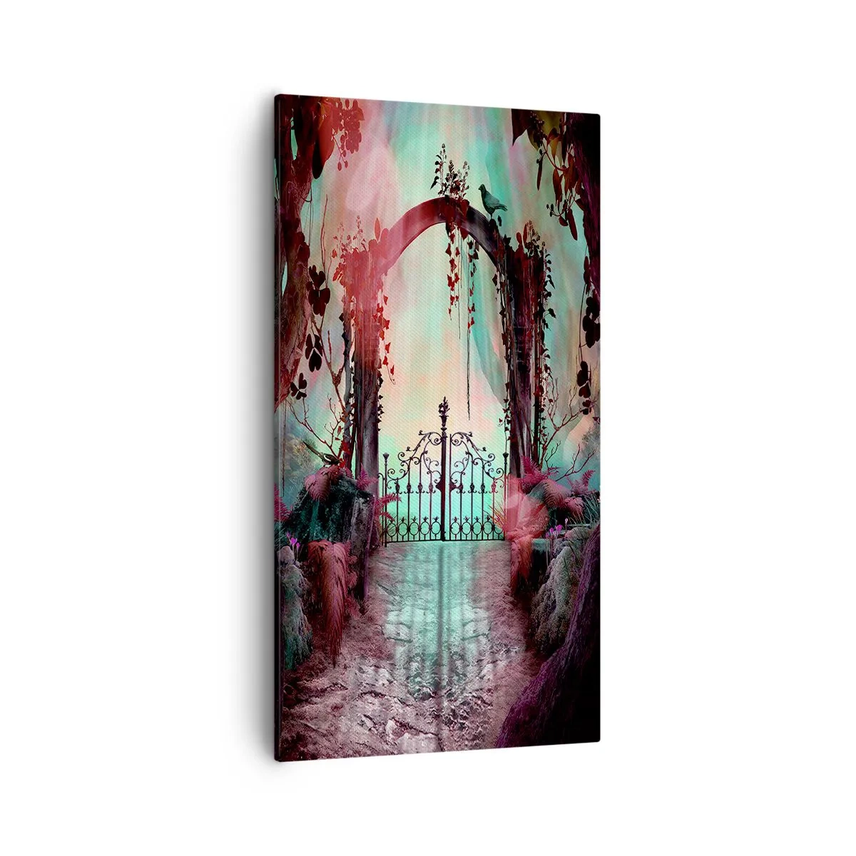 Obraz na plátne - Tajná záhrada - 55x100 cm