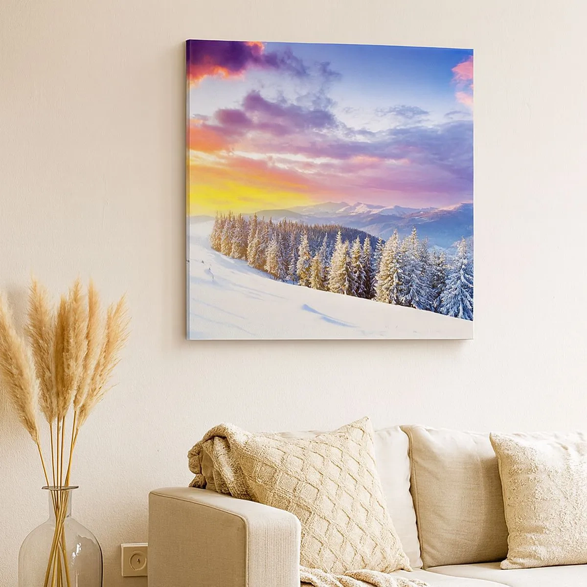 Obraz na plátne - Za bieleho dňa - 30x30 cm