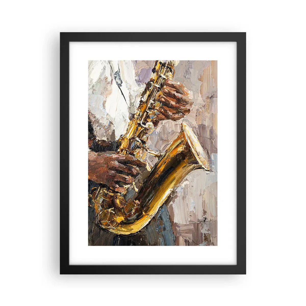 Plagát v čiernom ráme - Čas na sólovú hru - 30x40 cm