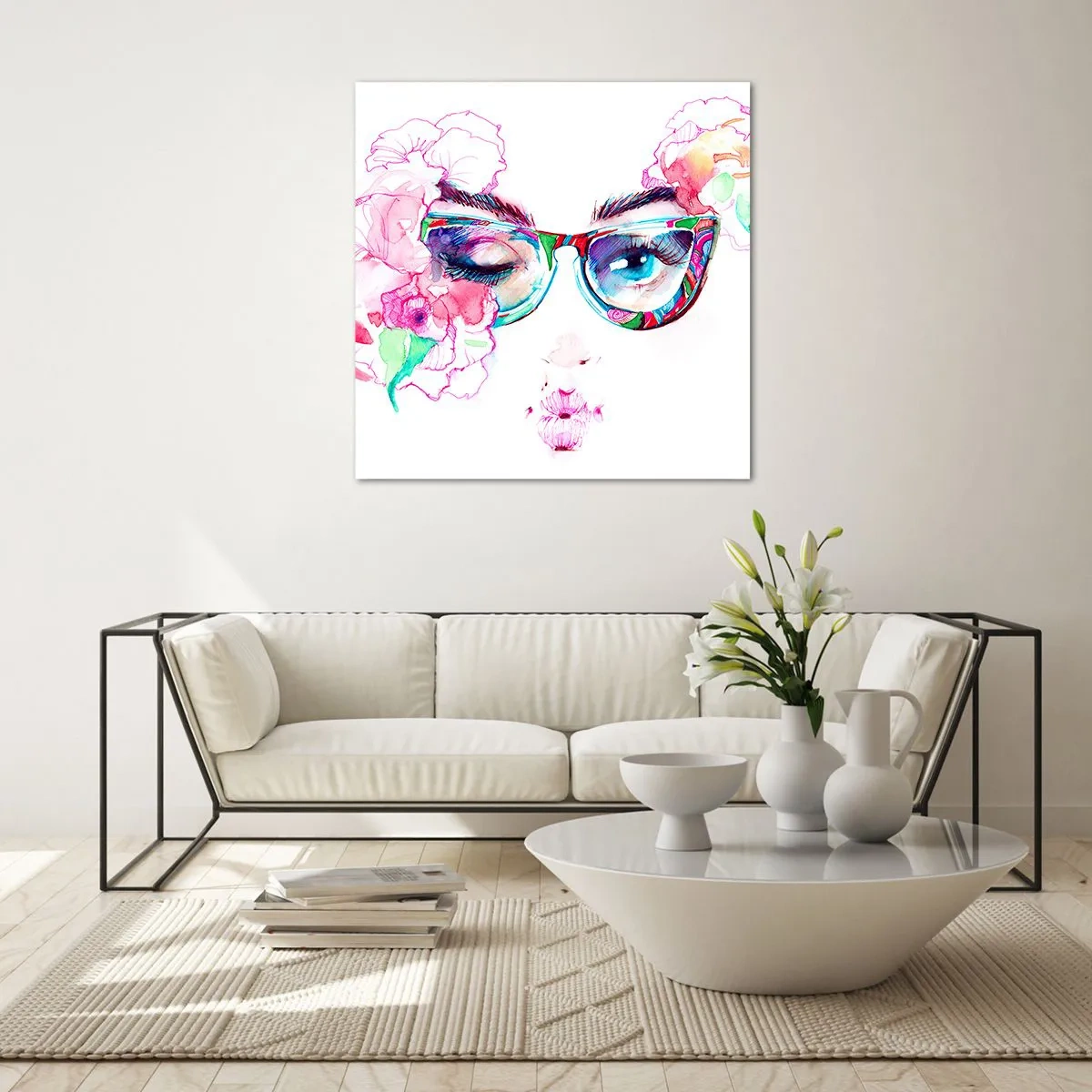 Obraz na skle - Zvodný sľub - 40x40 cm