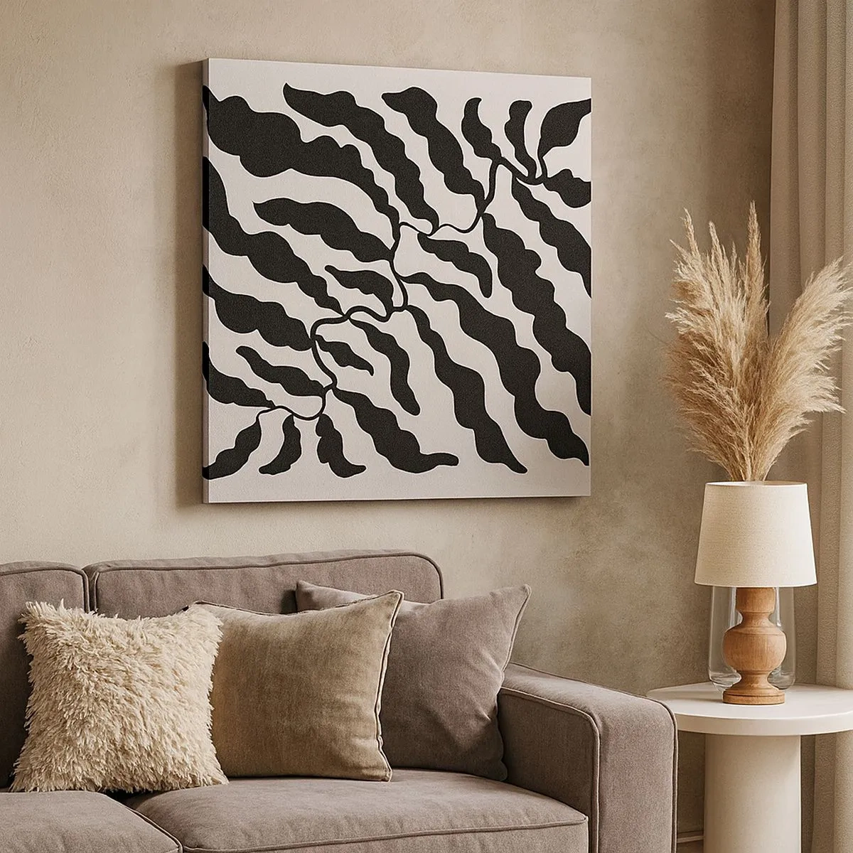 Obraz na plátne - Povaha štvorca - 30x30 cm