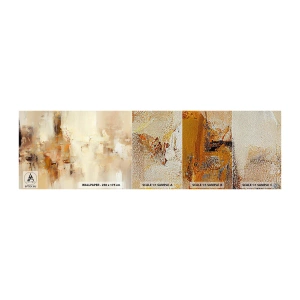 Vzorka fototapety Premium Sand - Duša jantáru - Abstrakcia, Kus, Minimalizmus - 100x30 cm